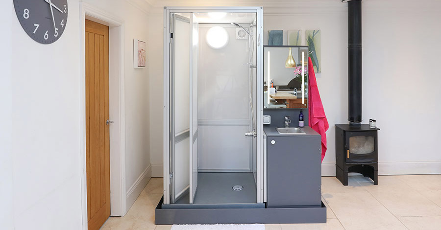 Popup shower