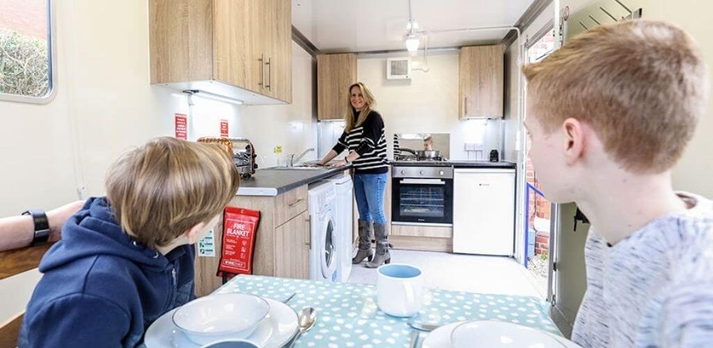 temporary kitchens
