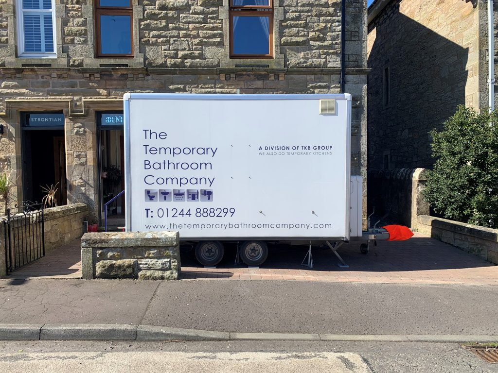 Temporary Bathroom Suite