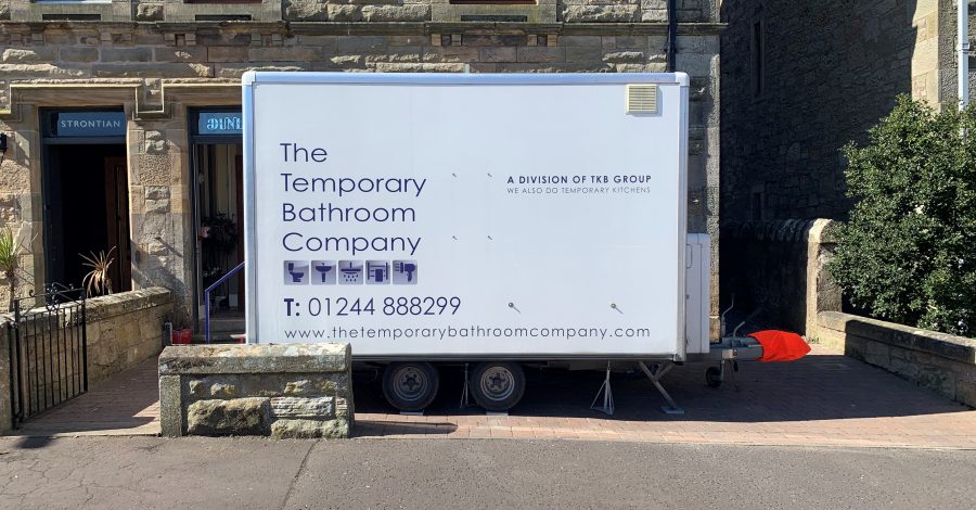 Temporary Bathroom Suite